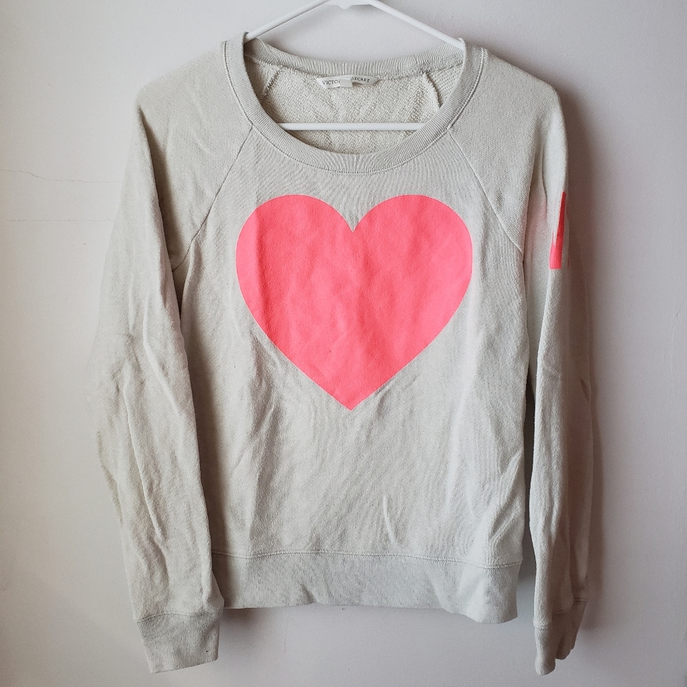 "Vintage" Victoria's Secret Heart Pullover - Picture 2 of 12